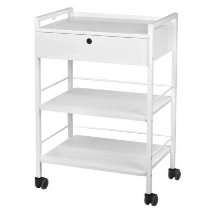 GIOVANNI CLASSIC 1019A professional cosmetic trolley, white color 5 GIOVANNI CLASSIC 1019A professional cosmetic trolley, white color 5