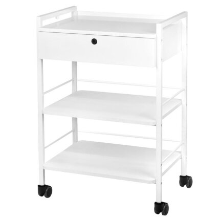 GIOVANNI CLASSIC 1019A professional cosmetic trolley, white color GIOVANNI CLASSIC 1019A professional cosmetic trolley, white color