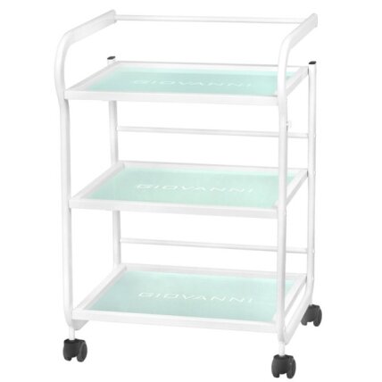 GIOVANNI CLASSIC TYP 1013 professional cosmetology trolley, white color GIOVANNI CLASSIC TYP 1013 professional cosmetology trolley, white color