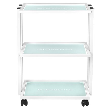 GIOVANNI CLASSIC TYP 1041 professional cosmetology trolley with a wide surface with a place for lamps and magnifiers