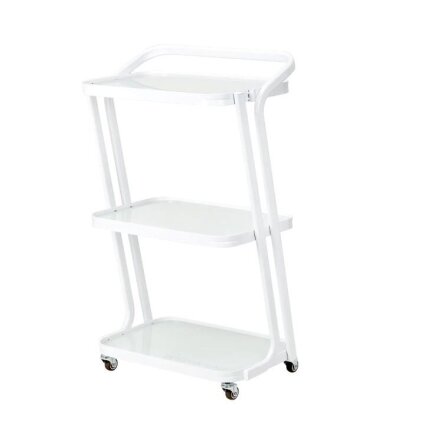 GIOVANNI professional cosmetology trolley H6701, white color GIOVANNI professional cosmetology trolley H6701, white color