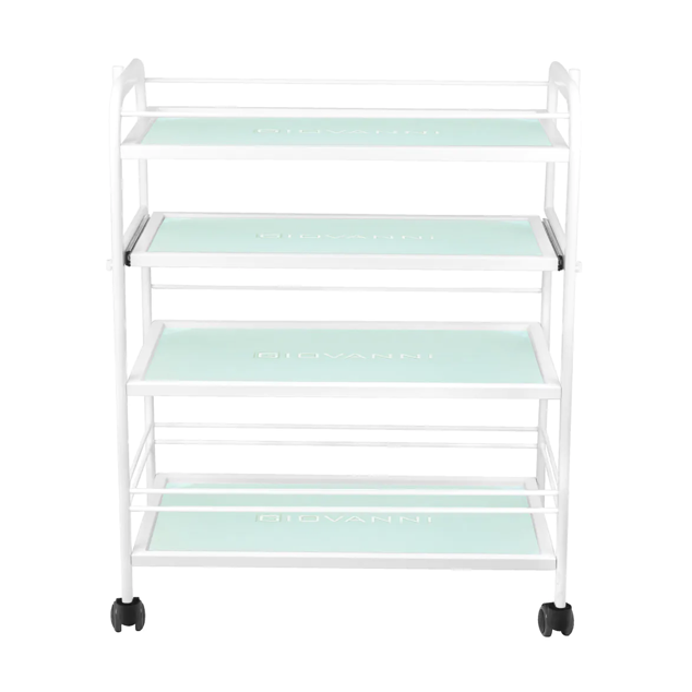 GIOVANNI CLASSIC TYP 1015 professional cosmetology trolley with pull-out shelf + lamp hole 1 GIOVANNI CLASSIC TYP 1015 professional cosmetology trolley with pull-out shelf + lamp hole 1