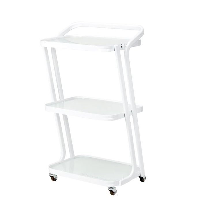 GIOVANNI professional cosmetology trolley H6701, white color GIOVANNI professional cosmetology trolley H6701, white color
