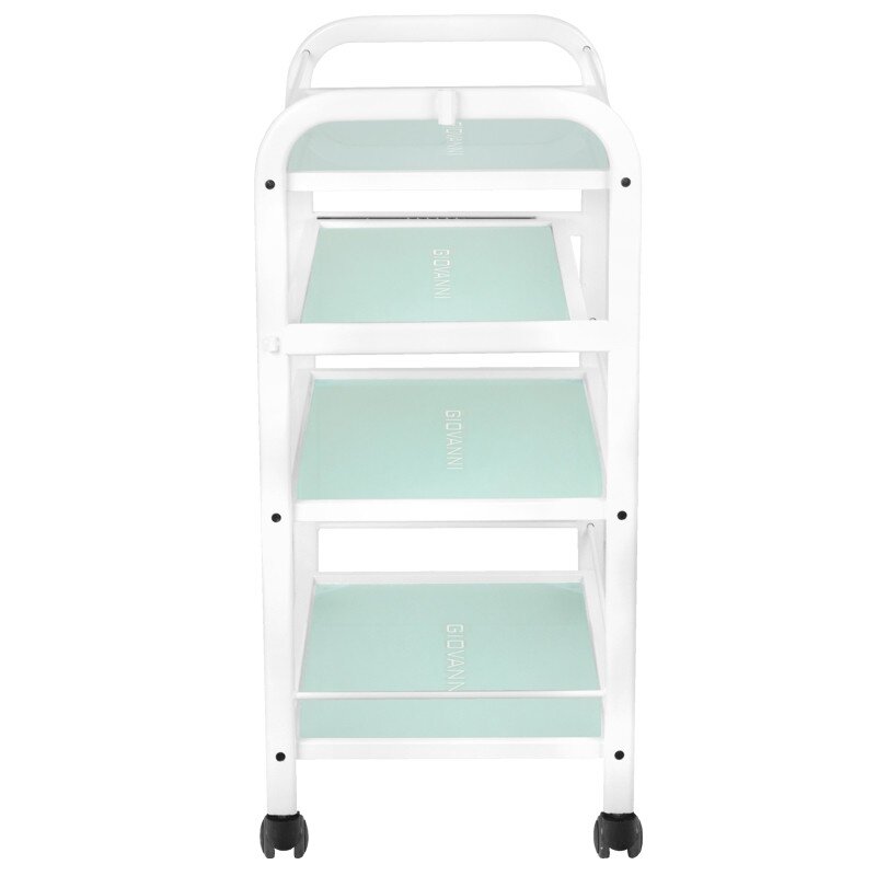 GIOVANNI CLASSIC 1015A professional cosmetic trolley (with pull-out shelf), white color 4 GIOVANNI CLASSIC 1015A professional cosmetic trolley (with pull-out shelf), white color 4