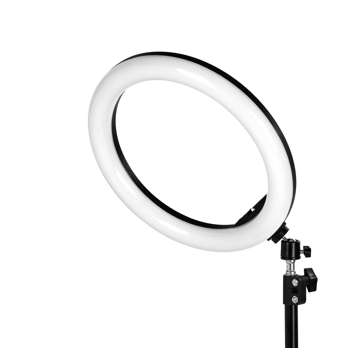 GLOW profesionali makiažo lempa LED RING RGB 13" bsc su stovu 10W 10 GLOW profesionali makiažo lempa LED RING RGB 13" bsc su stovu 10W 10
