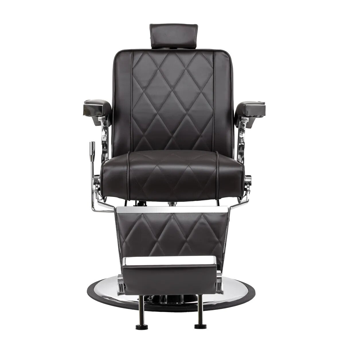 HAIR SYSTEM profesionali barberio kėdė kirpykloms ir grožio salonams BM88066, rudos spalvos 4