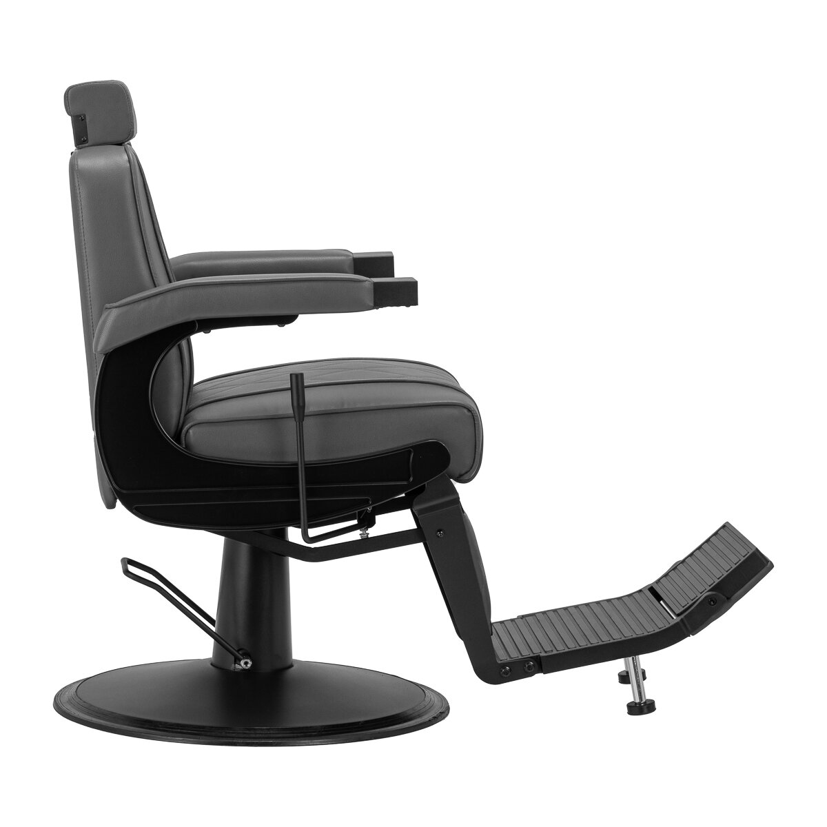 HAIR SYSTEM professional barber chair for hairdressing salons and beauty salons, gray 3