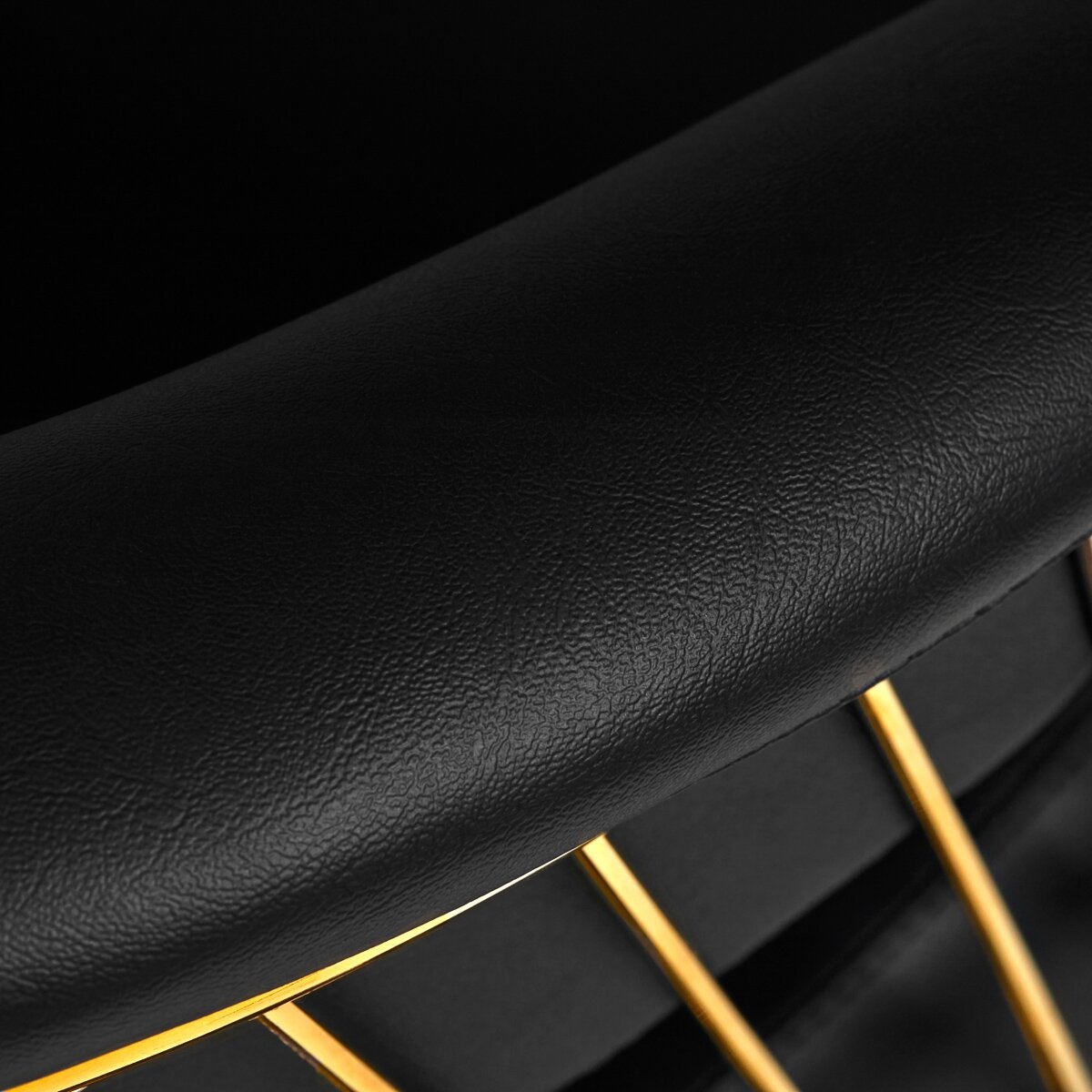 HAIR SYSTEM  profesionali kirpyklos kėdė LILE GOLD, juodos spalvos 5