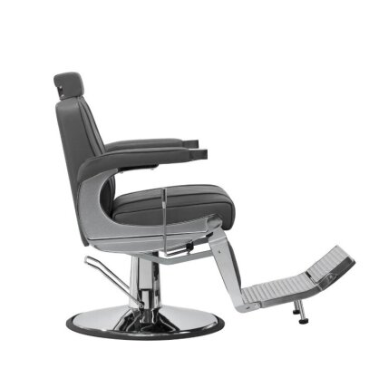 HAIR SYSTEM profesionali barberio kėdė kirpykloms ir grožio salonams BM88066, pilkos spalvos 1