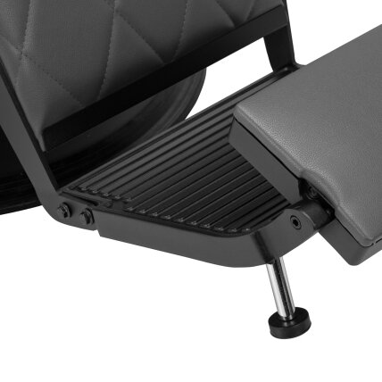 HAIR SYSTEM professional barber chair for hairdressing salons and beauty salons, gray 12 HAIR SYSTEM professional barber chair for hairdressing salons and beauty salons, gray 12