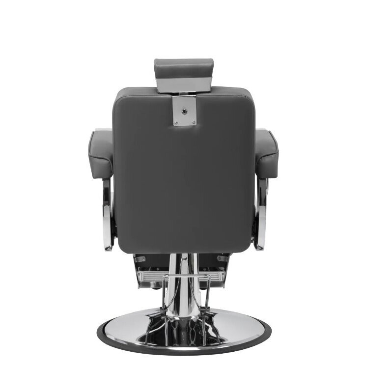 HAIR SYSTEM profesionali barberio kėdė kirpykloms ir grožio salonams BM88066, pilkos spalvos 4