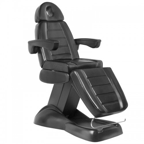 Cosmetology chair-bed electrically controlled LUX, black color Cosmetology chair-bed electrically controlled LUX, black color