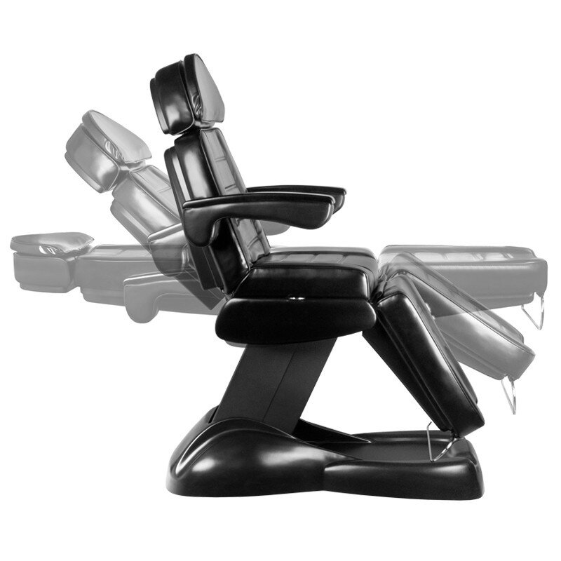 Cosmetology chair-bed electrically controlled LUX, black color 4 Cosmetology chair-bed electrically controlled LUX, black color 4
