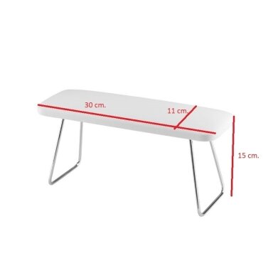 Manicure armrest, white 4M