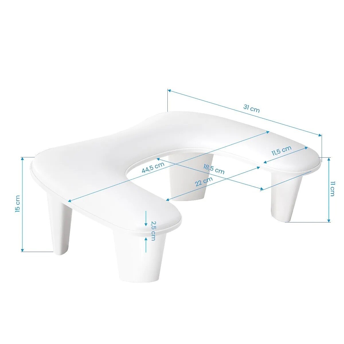 MOMO professional manicure armrest CROISSANT  5