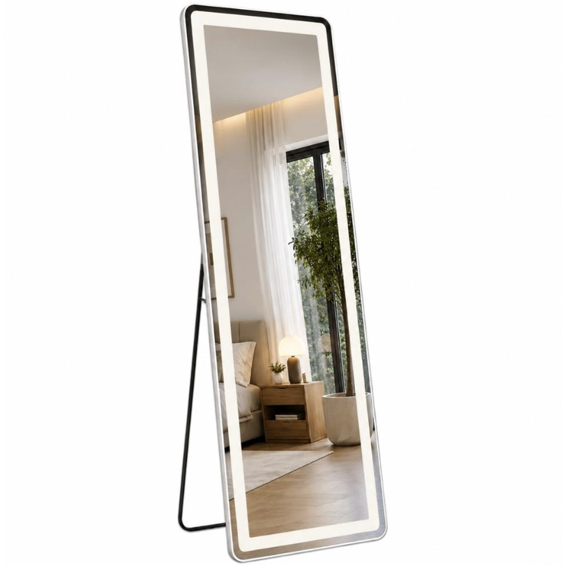 Pastatomas veidrodis grožio salonams su LED apšvietimu NEW YORK, 160x50 cm Pastatomas veidrodis grožio salonams su LED apšvietimu NEW YORK, 160x50 cm