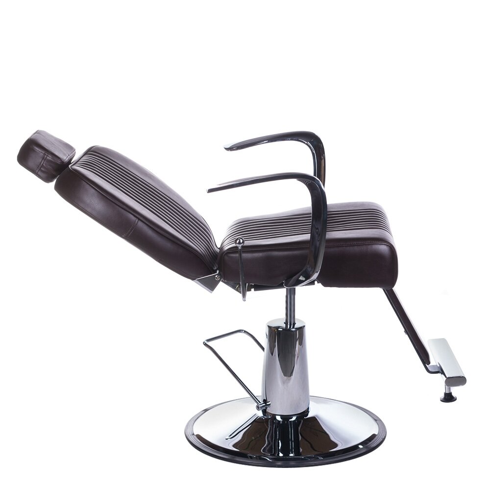 Profesionali barberio kėdė kirpykloms ir grožio salonams OLAF BH-3273, rudos spalvos 3 Profesionali barberio kėdė kirpykloms ir grožio salonams OLAF BH-3273, rudos spalvos 3