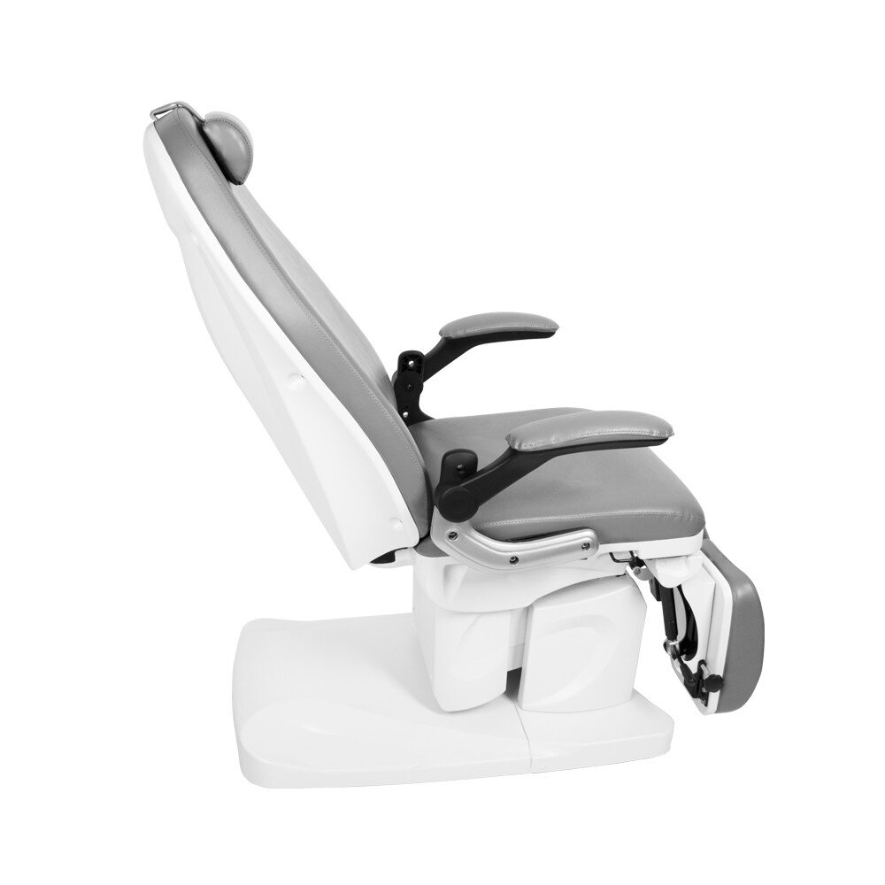 Professional electric podiatric chair - bed-lounger for pedicure procedures AZZURRO 709A (3 motors), gray color 3 Professional electric podiatric chair - bed-lounger for pedicure procedures AZZURRO 709A (3 motors), gray color 3