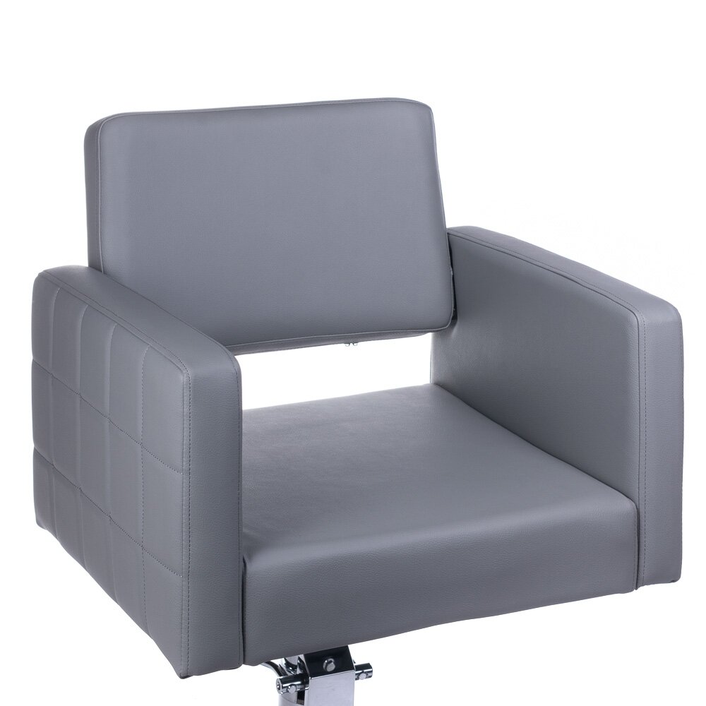 Professional hairdressing chair Ernesto BM-6302, light gray color 1 Professional hairdressing chair Ernesto BM-6302, light gray color 1