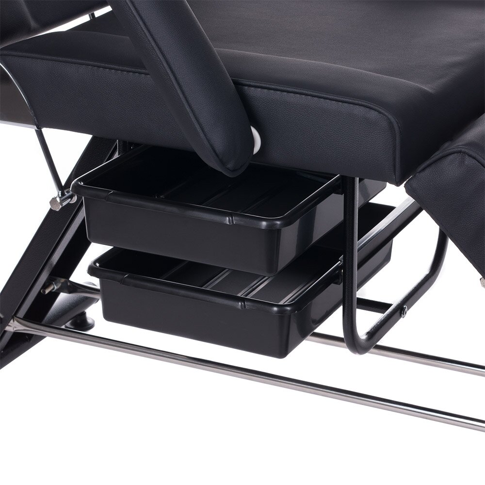 Professional cosmetology couch-bed 262A, black color 4 Professional cosmetology couch-bed 262A, black color 4