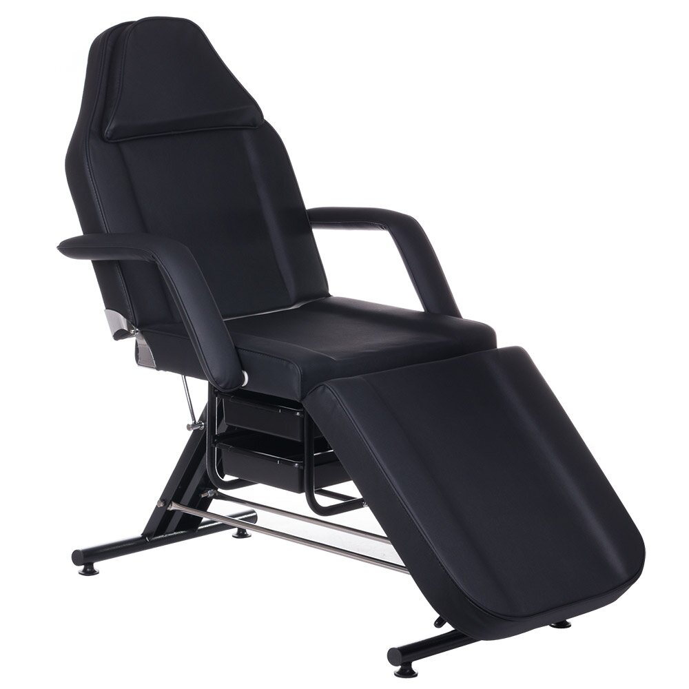 Professional cosmetology couch-bed 262A, black color Professional cosmetology couch-bed 262A, black color