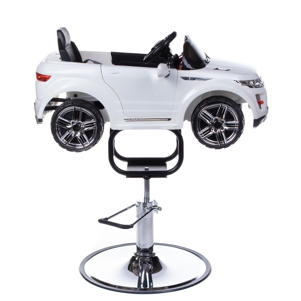 Professional children's chair for hairdressers Range Rover car, white color 2 Professional children's chair for hairdressers Range Rover car, white color 2