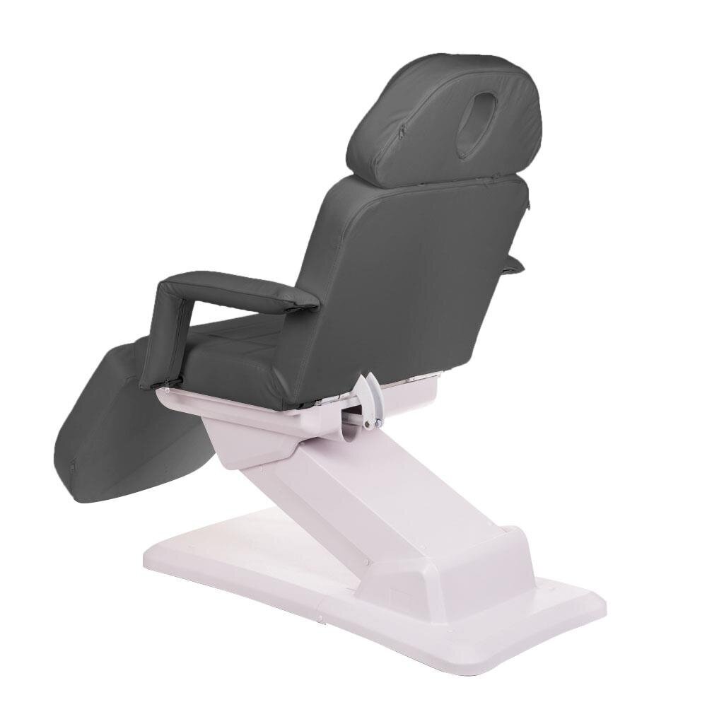 Professional electric recliner-bed for beauticians BR-6622, 3 motors, gray color 3 Professional electric recliner-bed for beauticians BR-6622, 3 motors, gray color 3