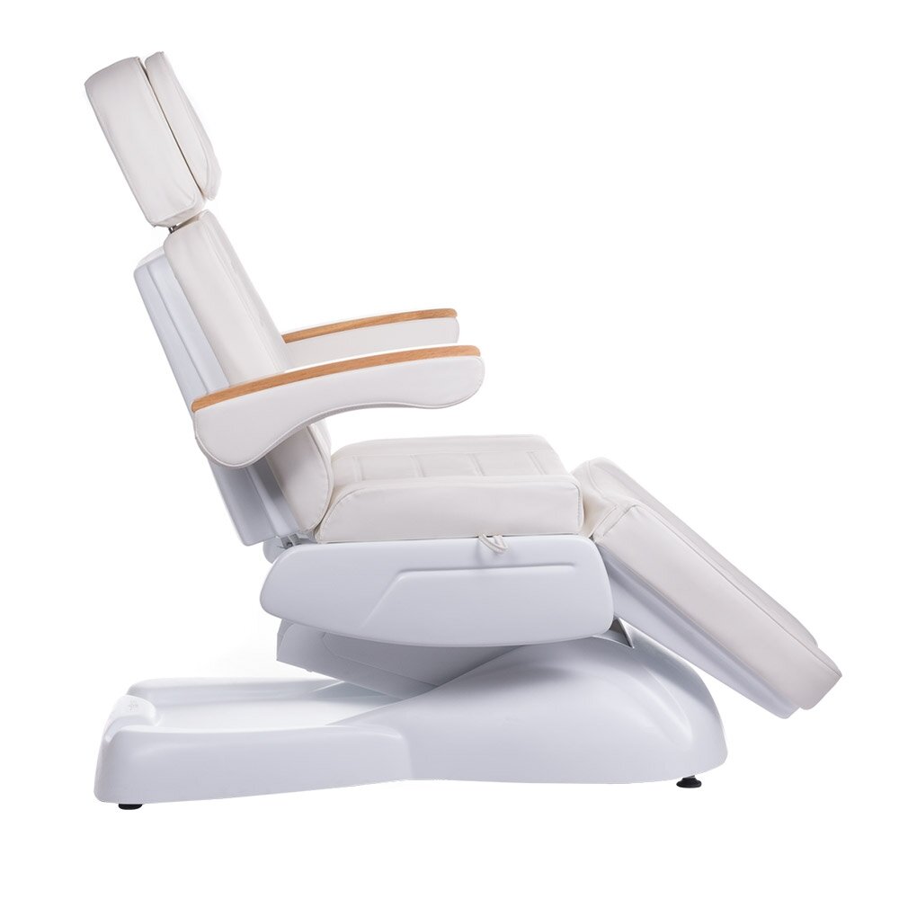 Profesionalus elektrinis gultas-lova kosmetologams LUX BW-273B-4 (4 varikliai), šaltai baltos spalvos 7