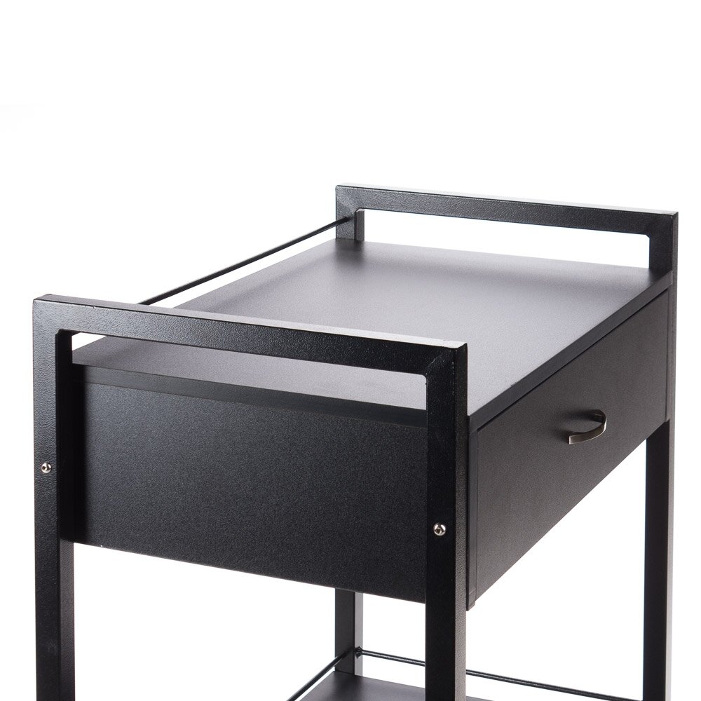 Professional cosmetic trolley BY-7017, black color 2 Professional cosmetic trolley BY-7017, black color 2