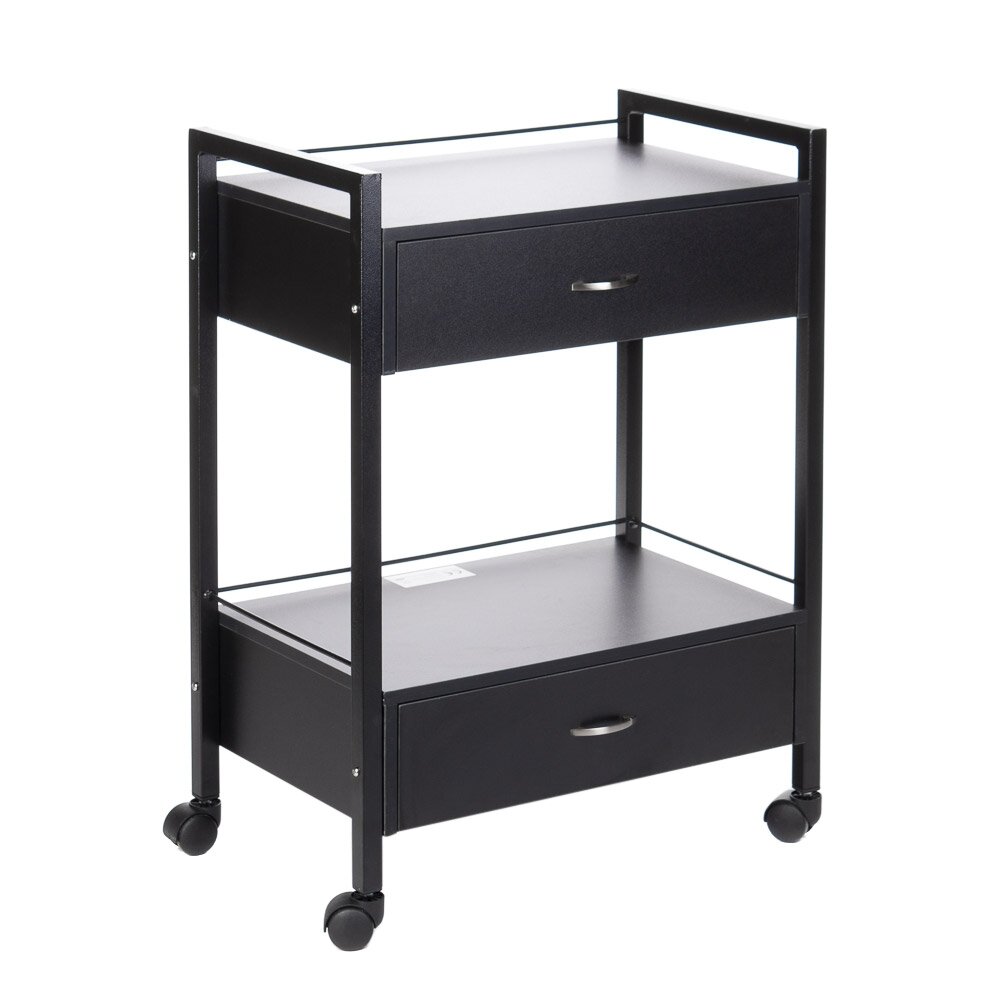 Professional cosmetic trolley BY-7017, black color Professional cosmetic trolley BY-7017, black color