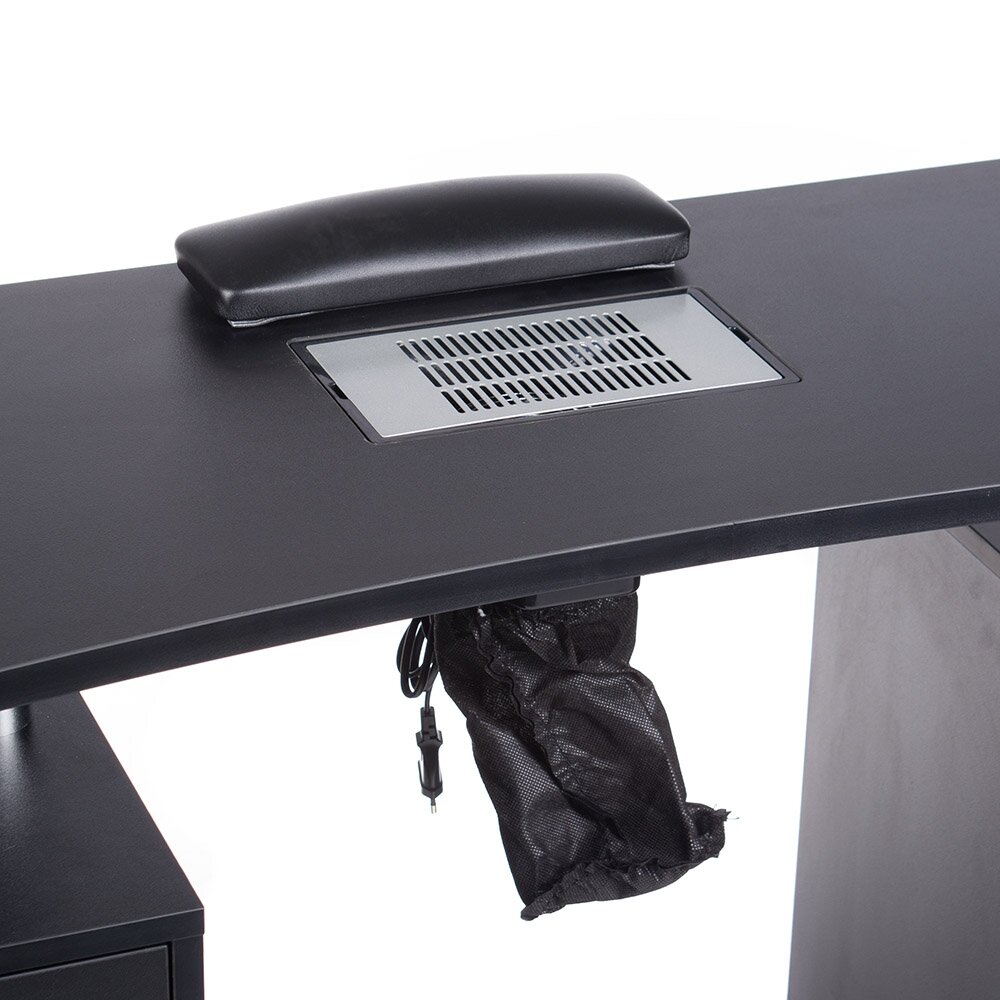 Professional manicure table with dust extractor BD-3425+P, black color 2 Professional manicure table with dust extractor BD-3425+P, black color 2