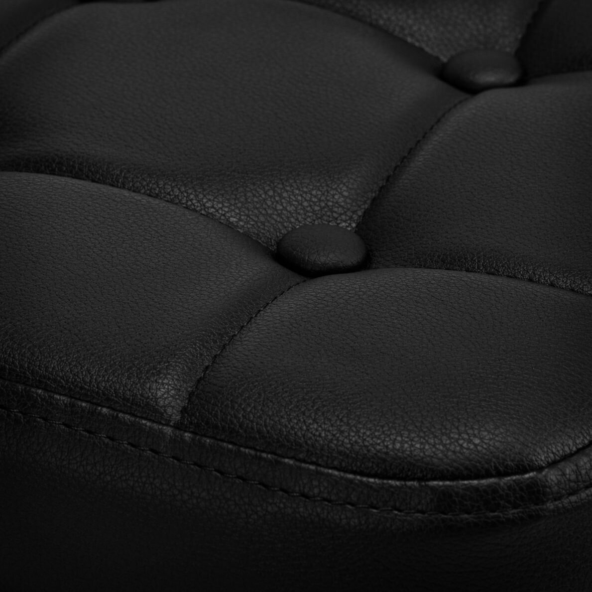 Professional master chair for beauticians M-1645, black color 1