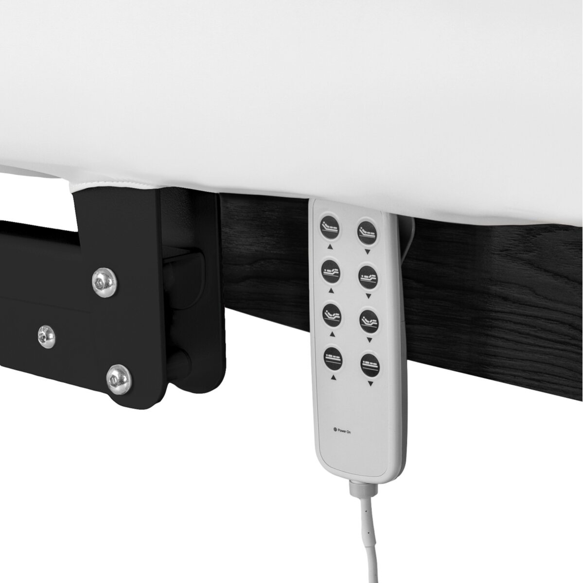 Profesionalus elektrinis masažo ir SPA gultas SILLON RELAX, baltos spalvos su juodu pagrindu 6
