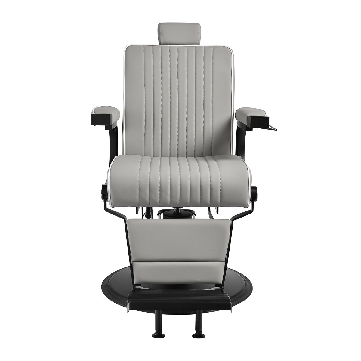 Professional barber chair for hairdressers and barbershops GABBIANO LEVI, gray 1