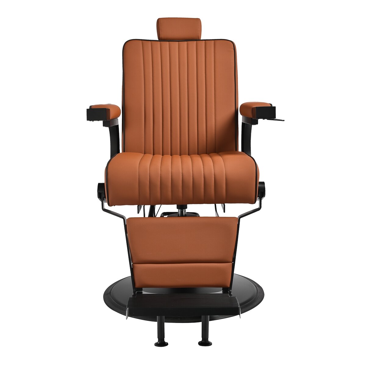 Professional barber chair for hairdressers and barbershops GABBIANO LEVI, brown 1