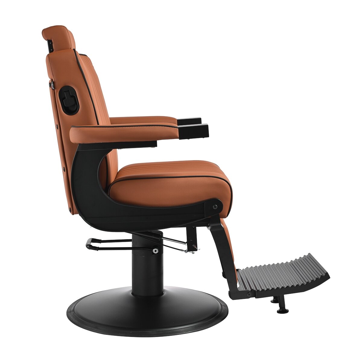 Professional barber chair for hairdressers and barbershops GABBIANO LEVI, brown 3