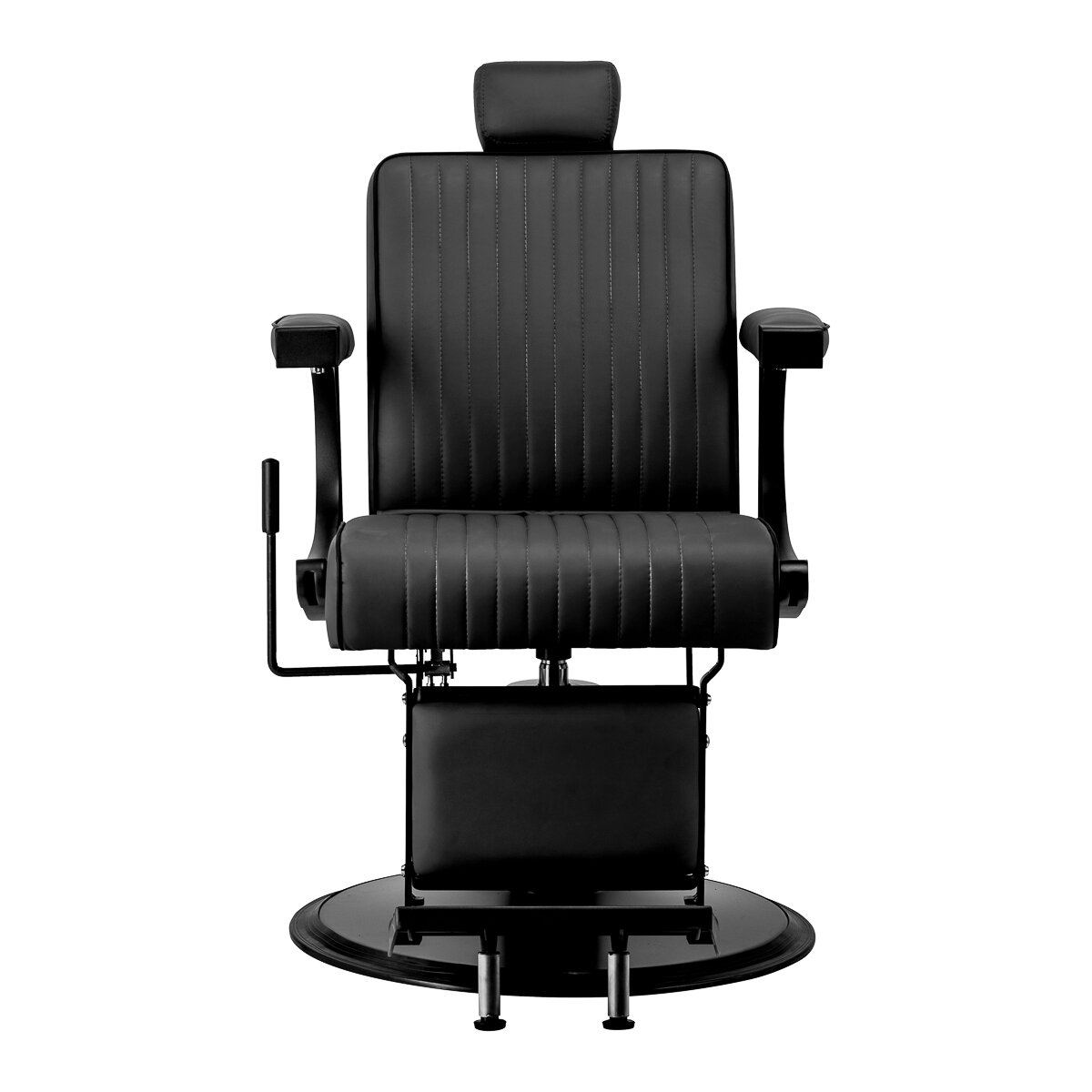 Profesionali barberio kėdė kirpykloms ir barbershopams GABBIANO VISIONERIO, juodos spalvos 1