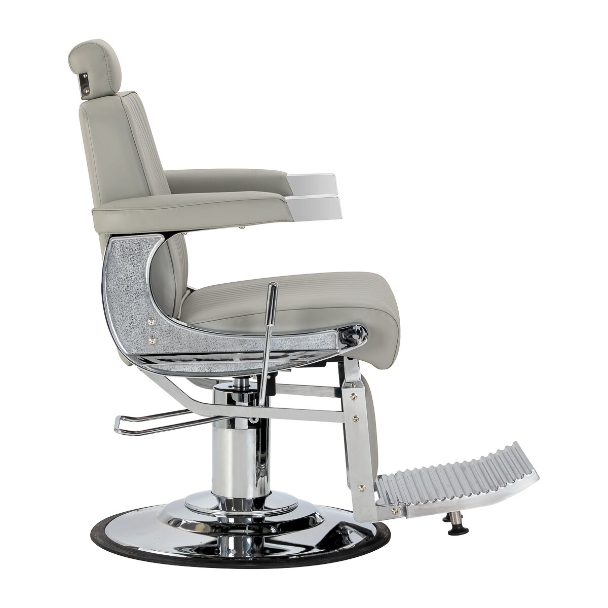 Professional barber chair for hairdressers and barbershops GABBIANO VISIONERIO, gray 1 Professional barber chair for hairdressers and barbershops GABBIANO VISIONERIO, gray 1