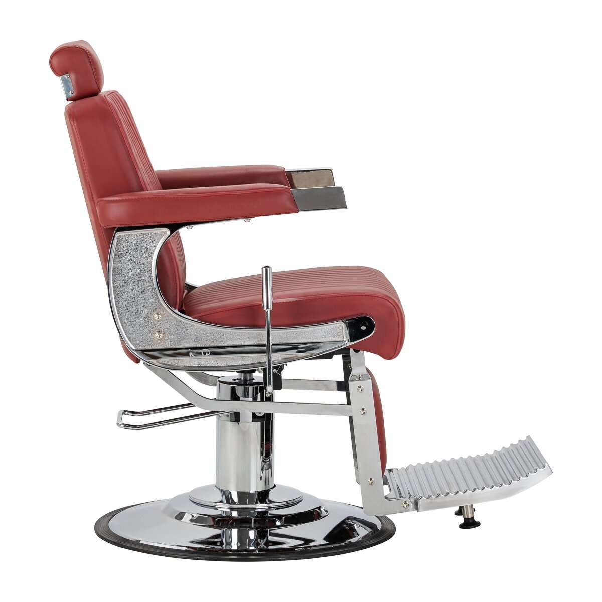Professional barber chair for hairdressers and barbershops GABBIANO VISIONERIO, red 1