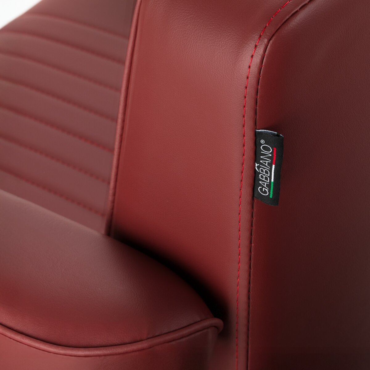 Professional barber chair for hairdressers and barbershops GABBIANO VISIONERIO, red 16 Professional barber chair for hairdressers and barbershops GABBIANO VISIONERIO, red 16