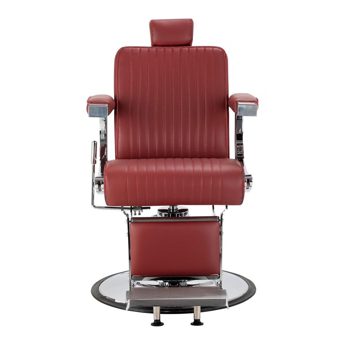 Professional barber chair for hairdressers and barbershops GABBIANO VISIONERIO, red 3
