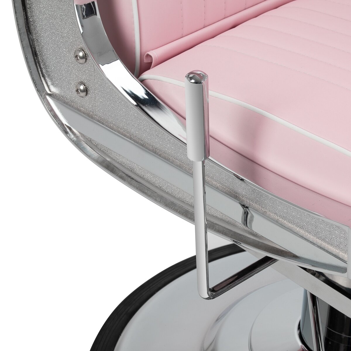 Professional barber chair for hairdressers and barbershops GABBIANO VISIONERIO, pink 6 Professional barber chair for hairdressers and barbershops GABBIANO VISIONERIO, pink 6