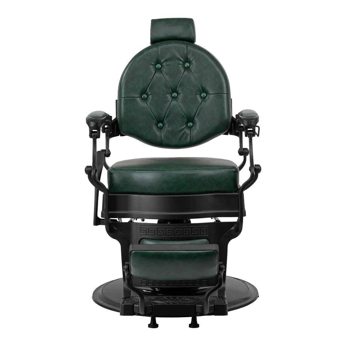 Profesionali barberio kėdė kirpykloms ir grožio salonams GABBIANO PRESIDENT, žalios spalvos 3 Profesionali barberio kėdė kirpykloms ir grožio salonams GABBIANO PRESIDENT, žalios spalvos 3