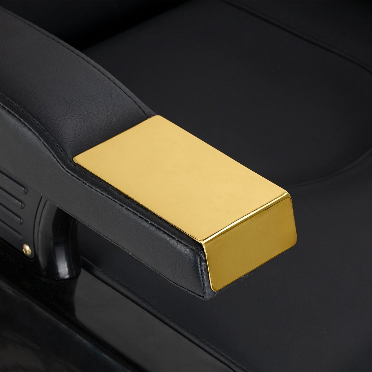 Profesionali barberio kėdė kirpykloms ir grožio salonams HAIR SYSTEM NEW YORK su auksiniu pagrindu 9 Profesionali barberio kėdė kirpykloms ir grožio salonams HAIR SYSTEM NEW YORK su auksiniu pagrindu 9