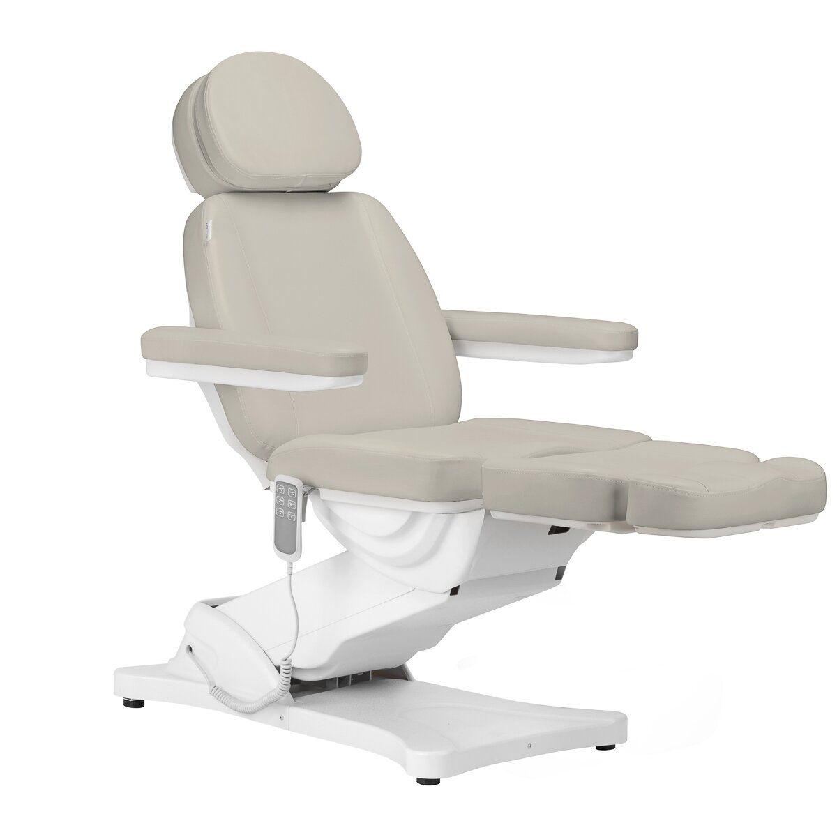 Profesionali elektrinė kosmetologinė kėdė - gultas SILLON CLASSIC 3 varikliai, smėlio spalvos 2