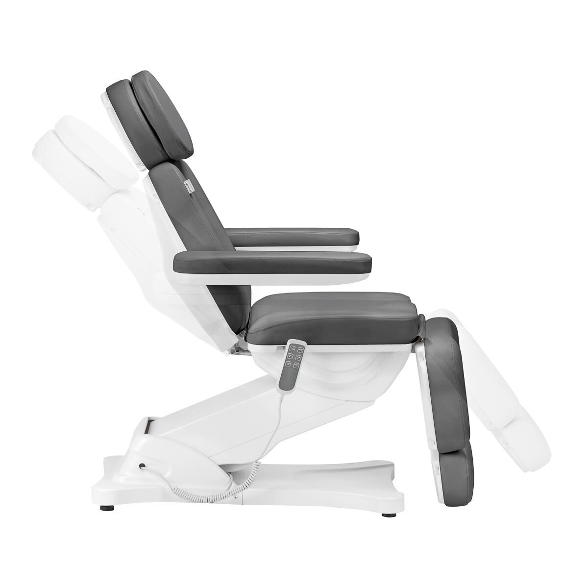 Professional electric cosmetology chair - bed SILLON CLASSIC, 3 motors, gray color 4 Professional electric cosmetology chair - bed SILLON CLASSIC, 3 motors, gray color 4