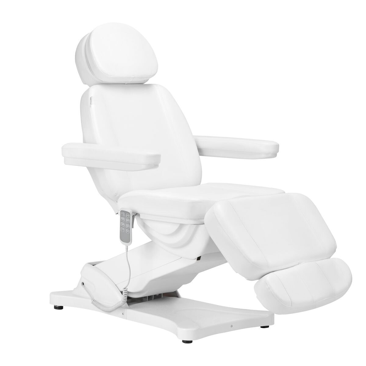Profesionali elektrinė kosmetologinė kėdė - gultas SILLON CLASSIC, 4 variklių, baltos spalvos 1 Profesionali elektrinė kosmetologinė kėdė - gultas SILLON CLASSIC, 4 variklių, baltos spalvos 1