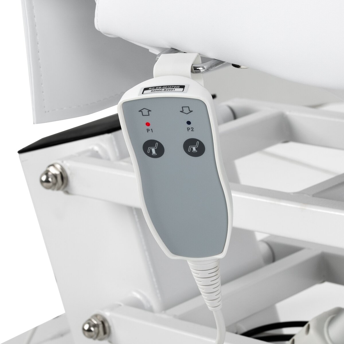 Profesionali elektrinė podologinė kėdė pedikiūro procedūroms AZZURRO 706 1 variklis, baltos spalvos 8