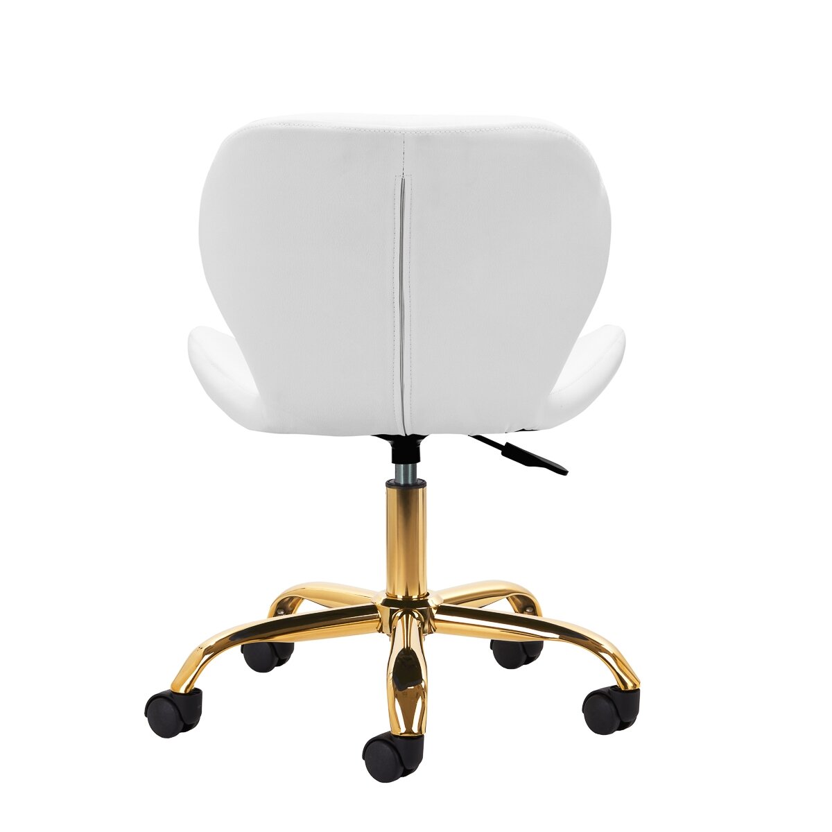 Professional beauty salon chair with wheels QS-06G, white color 3