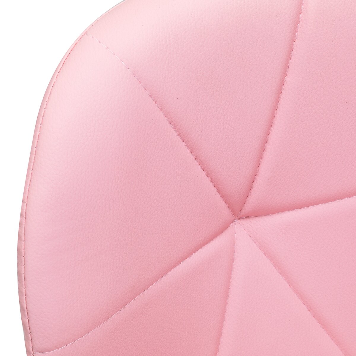 Professional beauty salon chair with wheels QS-06G, pink color 4
